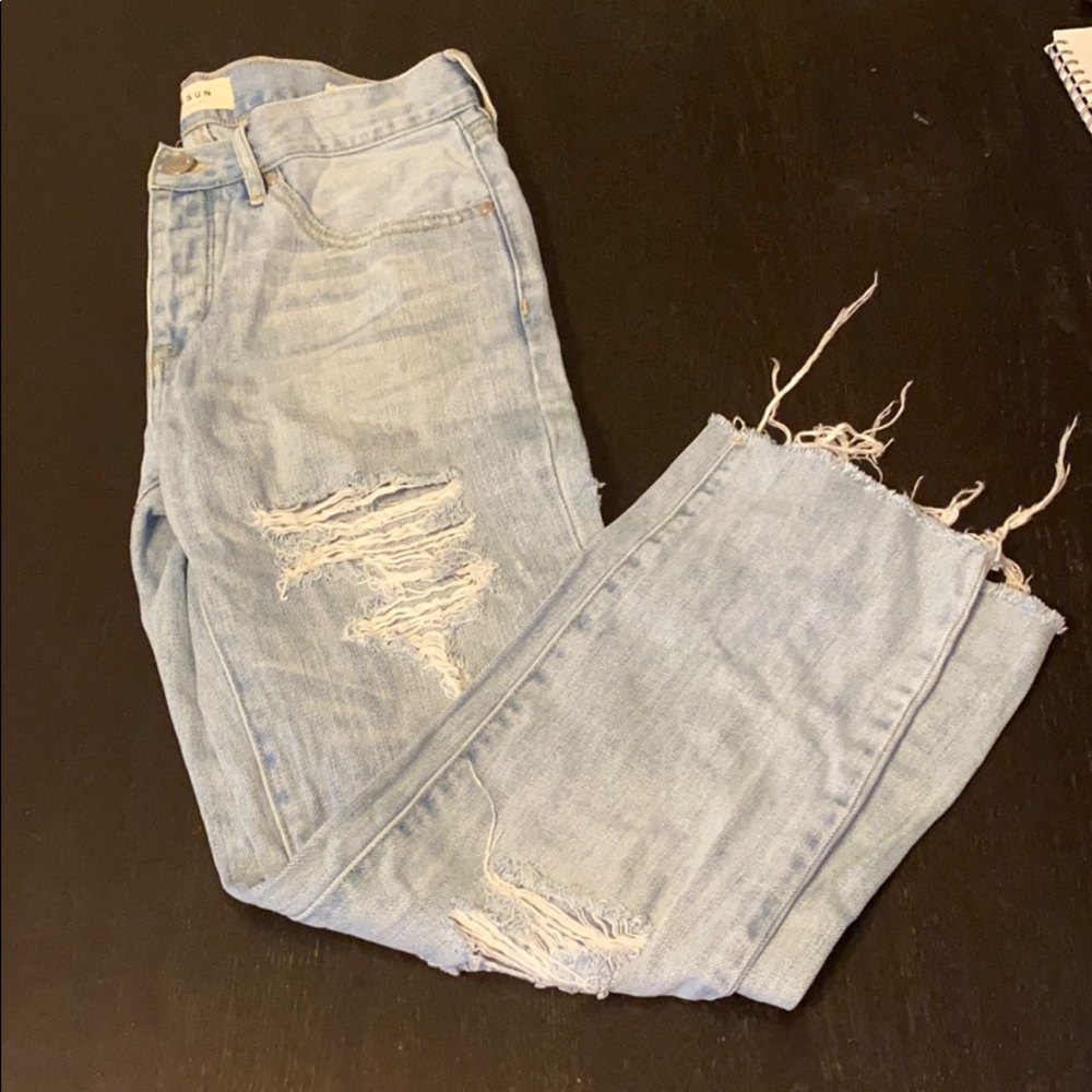 Pacsun Cropped Boyfriend Jeans